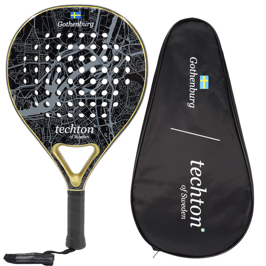 Padel Racket 3K Carbon Padel Paddle Racket with EVA Memory for Beginner Padel Tennis Racquets