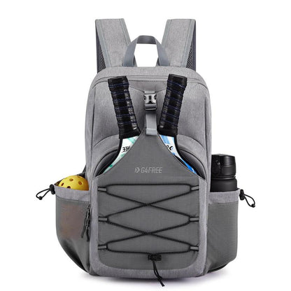 G4Free Pickleball Bag, Pickleball Backpack for Women and Men, Adjustable Padel Bag Fits 2 to 4 Paddles, Gifts for Pickleball Lovers