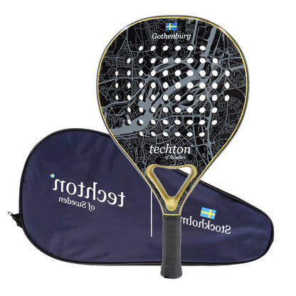 Padel Racket 3K Carbon Padel Paddle Racket with EVA Memory for Beginner Padel Tennis Racquets