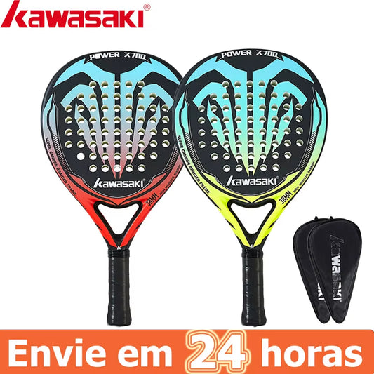 2022 Carbon Fiber Padel Tennis Paddle with Soft EVA Face and Protective Bag Cover