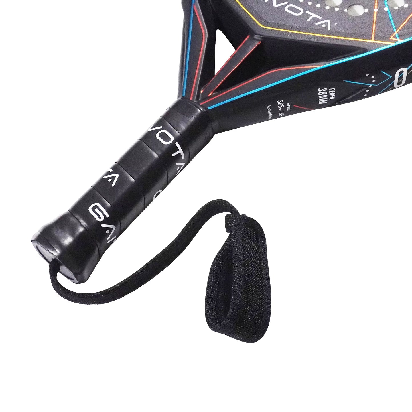 2025 Padel Tennis Racket 18K Carbon Fiber Surface Treatment EVA Memory Soft Foam Core Professional Player Padel Racket