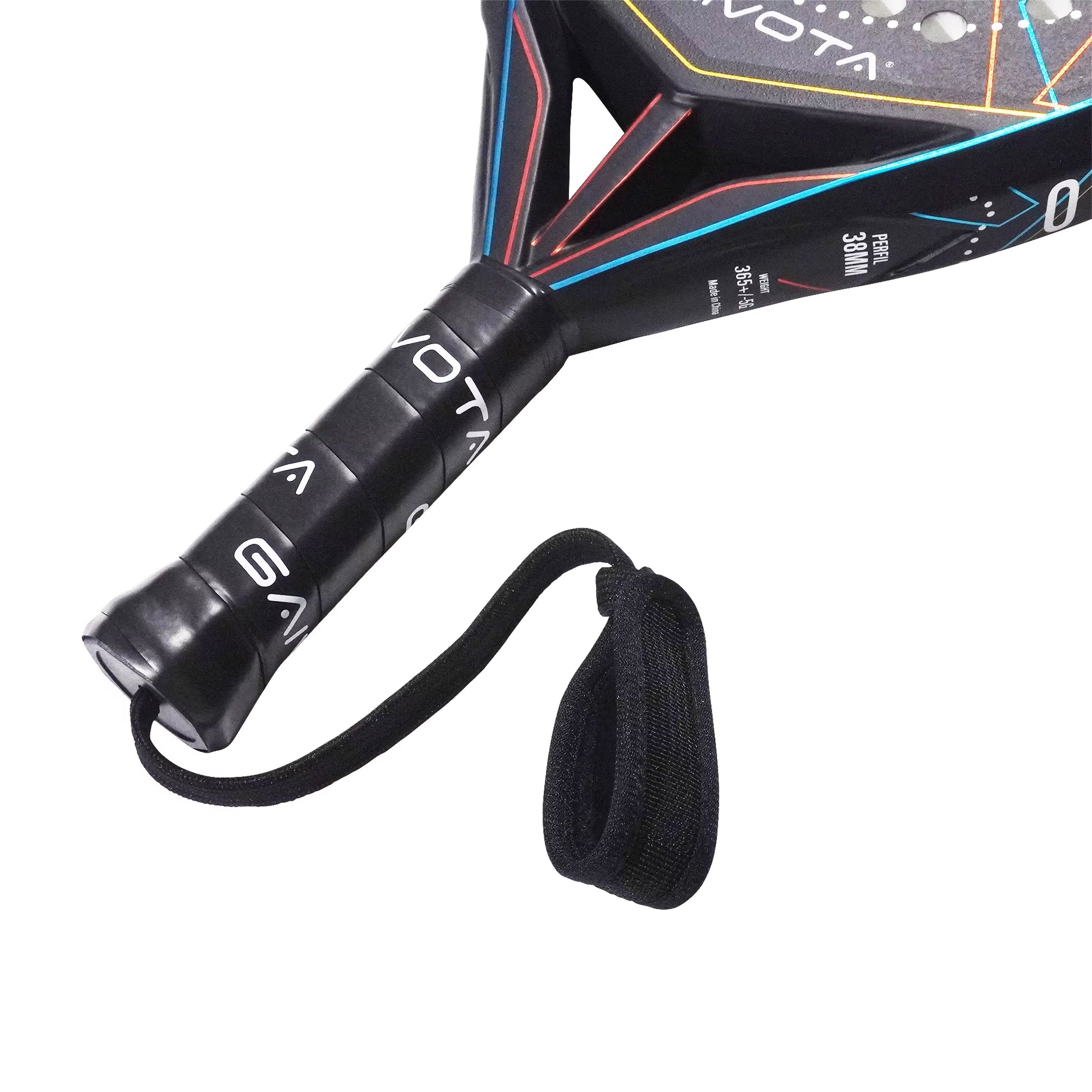 2025 Padel Tennis Racket 18K Carbon Fiber Surface Treatment EVA Memory Soft Foam Core Professional Player Padel Racket