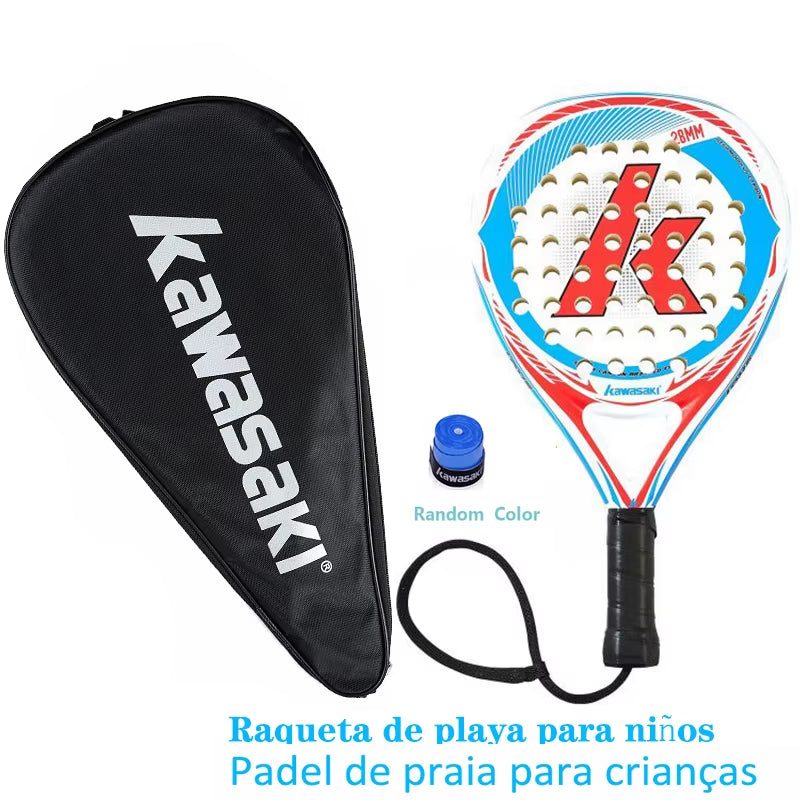 2022 Carbon Fiber Padel Tennis Paddle with Soft EVA Face and Protective Bag Cover