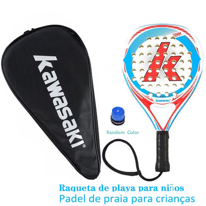 2022 Carbon Fiber Padel Tennis Paddle with Soft EVA Face and Protective Bag Cover