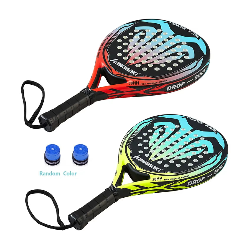 2022 Carbon Fiber Padel Tennis Paddle with Soft EVA Face and Protective Bag Cover