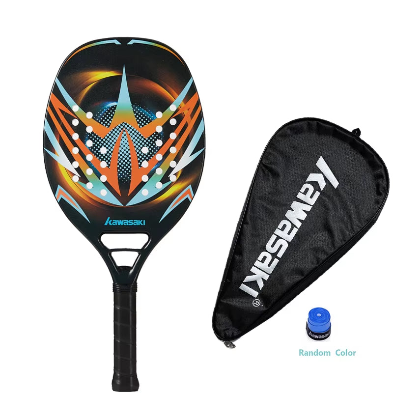 2022 Carbon Fiber Padel Tennis Paddle with Soft EVA Face and Protective Bag Cover