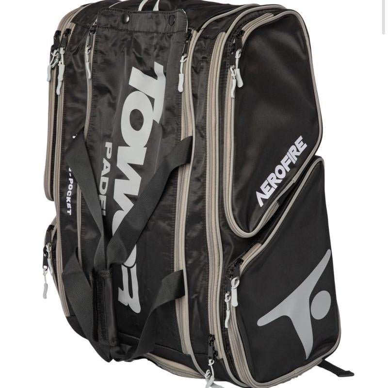 Aerofire BG Padel Bag - Spacious Storage and Durable Construction for Professional Players