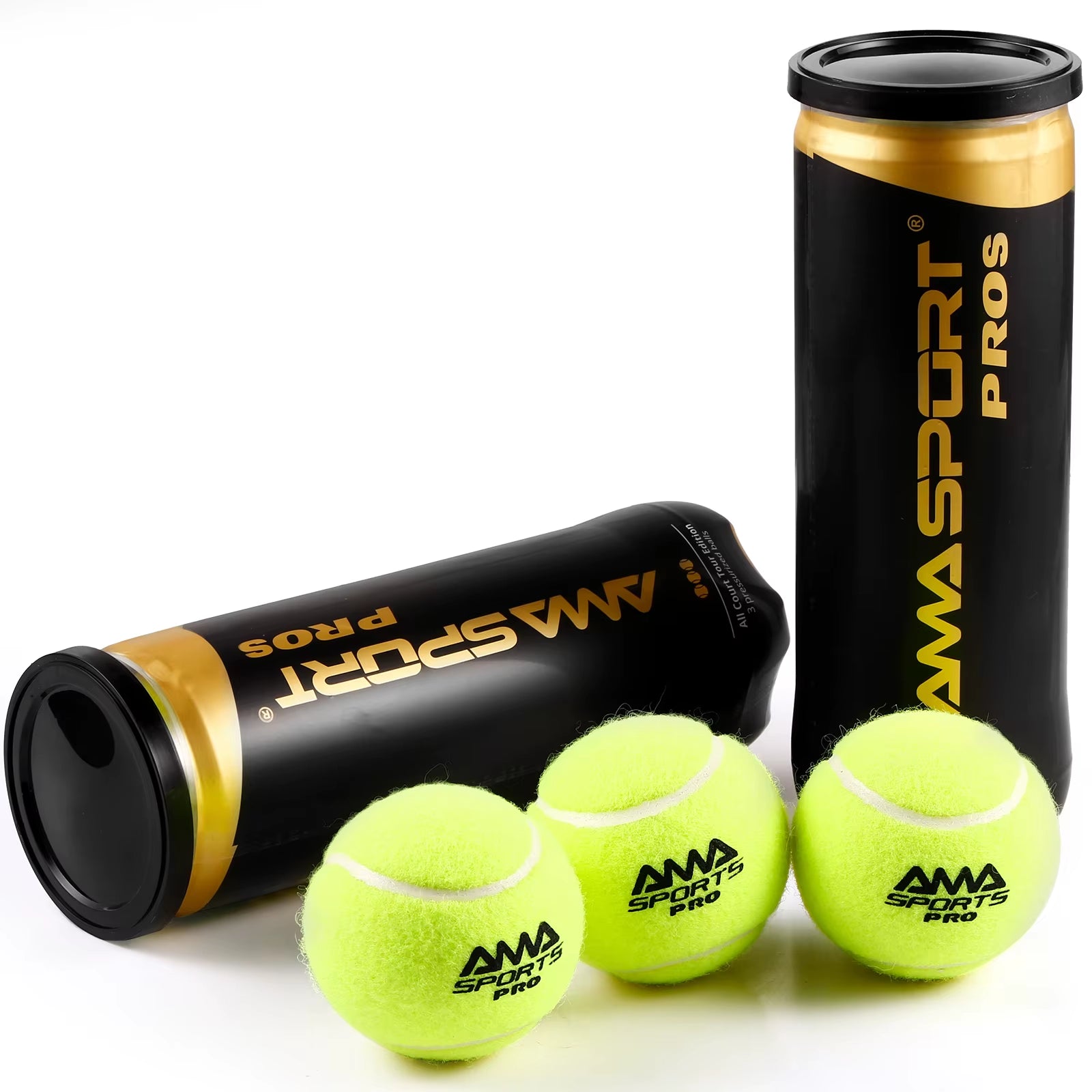 Padel Pro Series Padel Tennis Balls - 3 Pack for Training