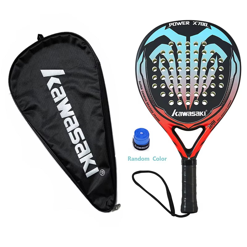 2022 Carbon Fiber Padel Tennis Paddle with Soft EVA Face and Protective Bag Cover