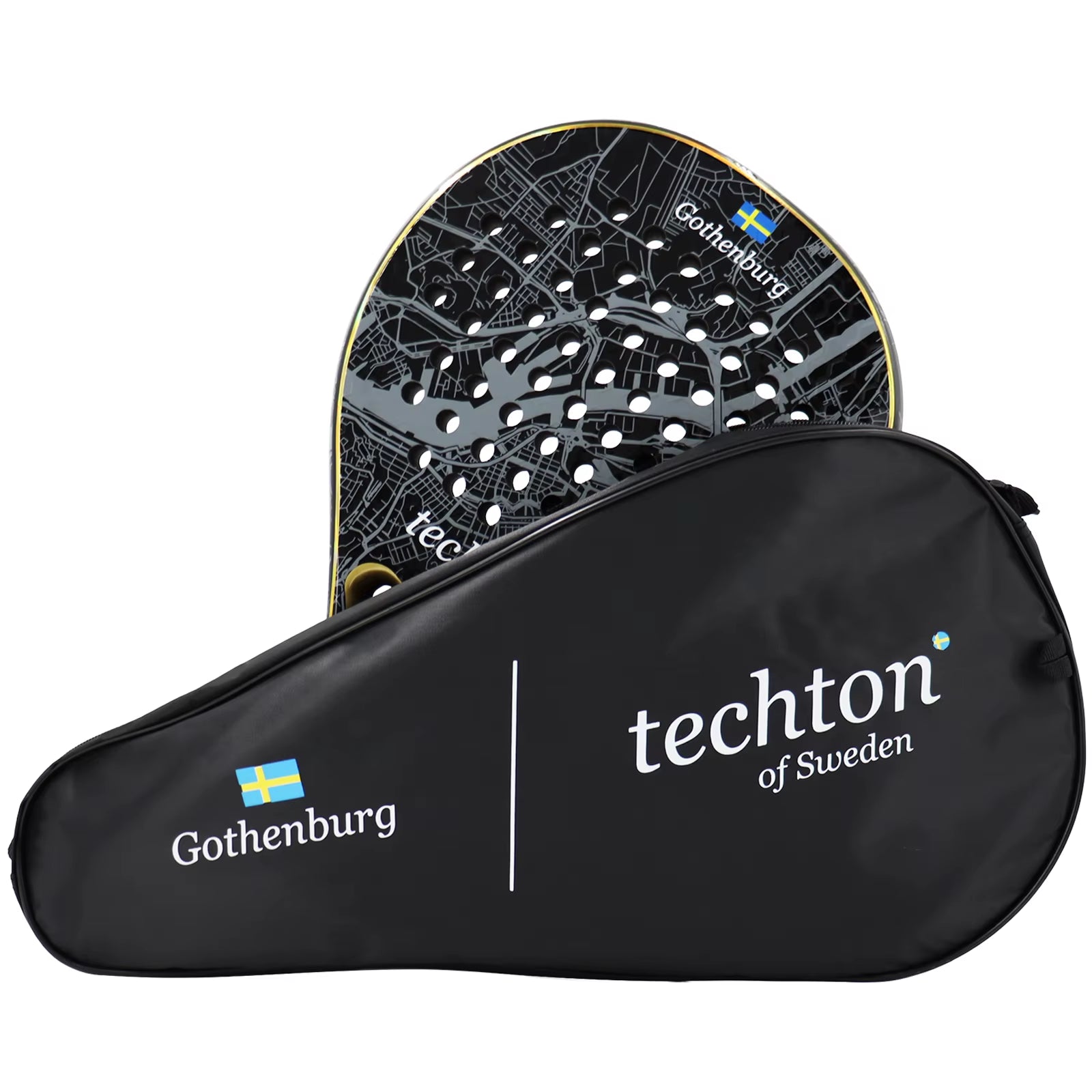 Padel Racket 3K Carbon Padel Paddle Racket with EVA Memory for Beginner Padel Tennis Racquets