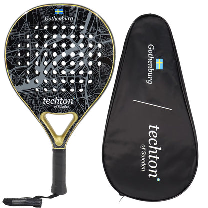 Padel Racket 3K Carbon Padel Paddle Racket with EVA Memory for Beginner Padel Tennis Racquets