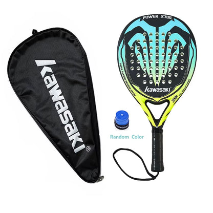 2022 Carbon Fiber Padel Tennis Paddle with Soft EVA Face and Protective Bag Cover