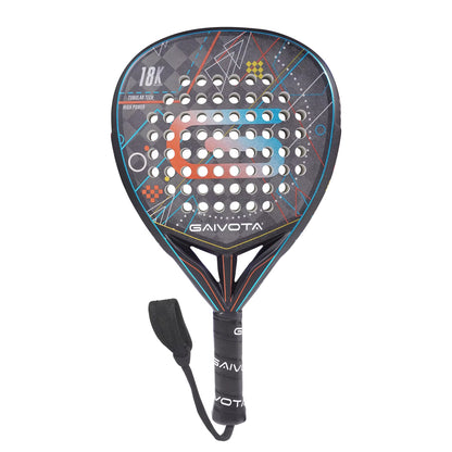 2025 Padel Tennis Racket 18K Carbon Fiber Surface Treatment EVA Memory Soft Foam Core Professional Player Padel Racket