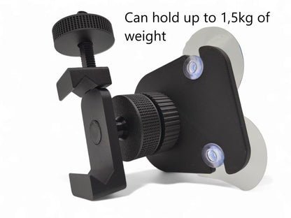 Professional Padel Phone Mount for Video Recording - 360-Degree Adjustable Holder for Padel and Squash Matches