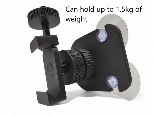 Professional Padel Phone Mount for Video Recording - 360-Degree Adjustable Holder for Padel and Squash Matches