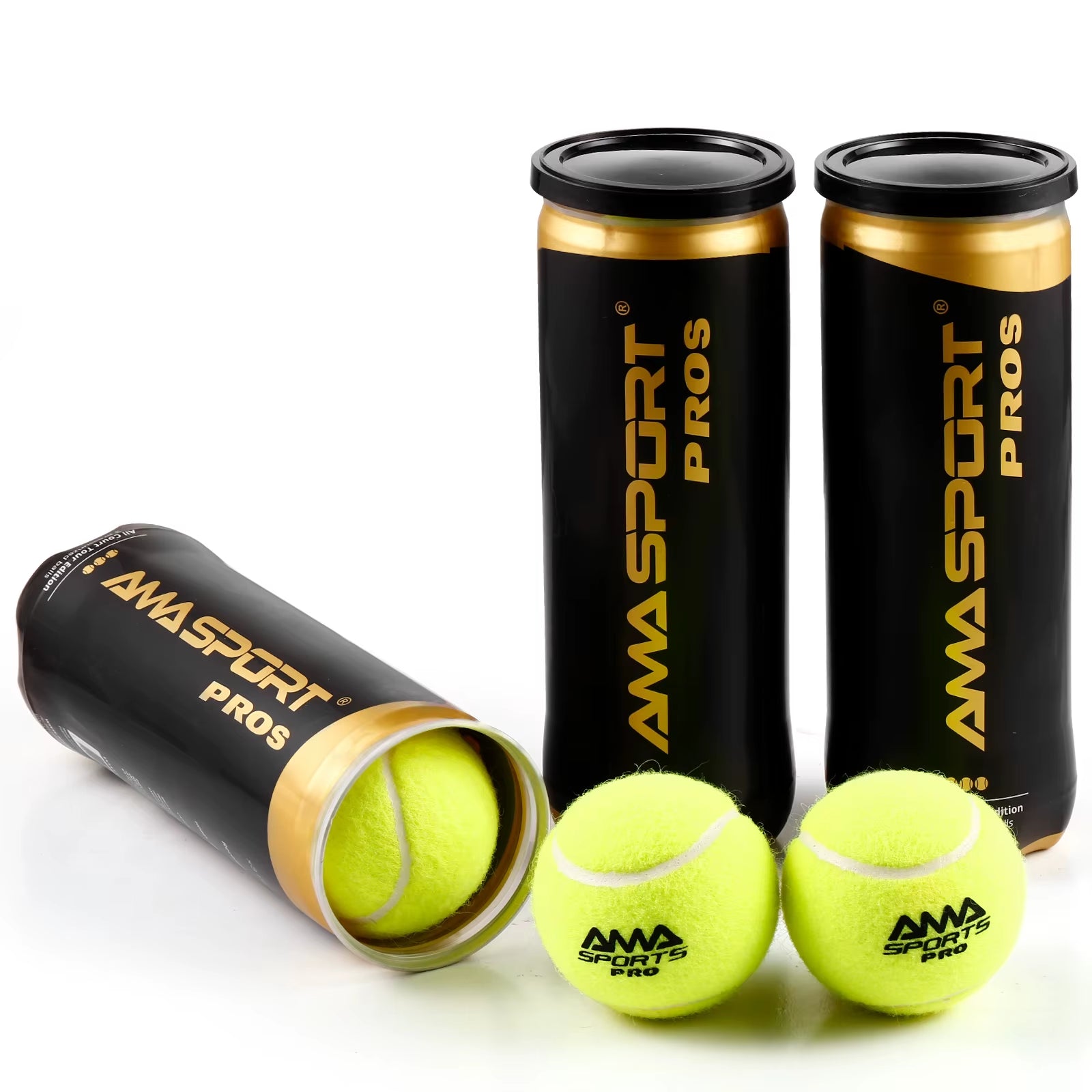 Padel Pro Series Padel Tennis Balls - 3 Pack for Training