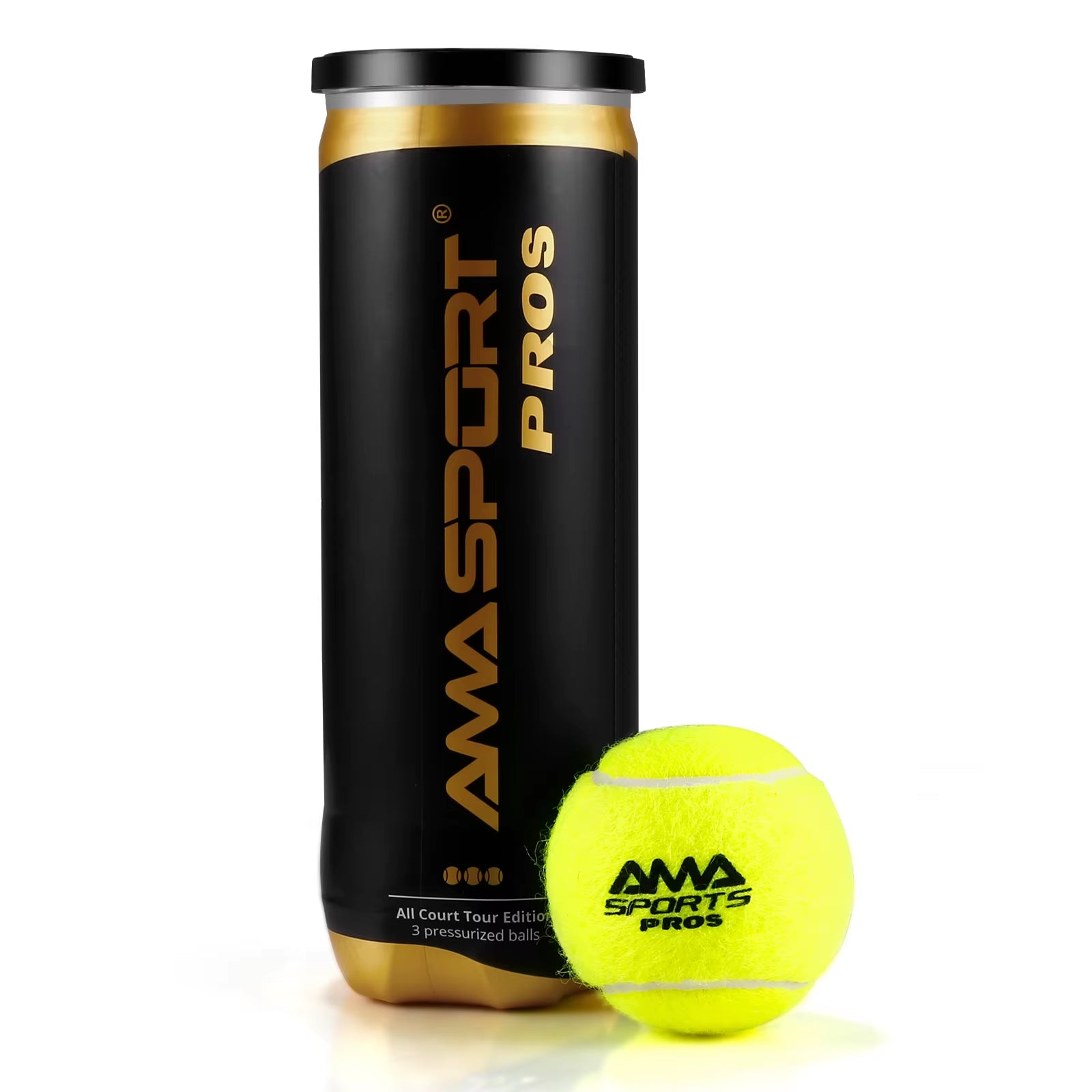 Padel Pro Series Padel Tennis Balls - 3 Pack for Training